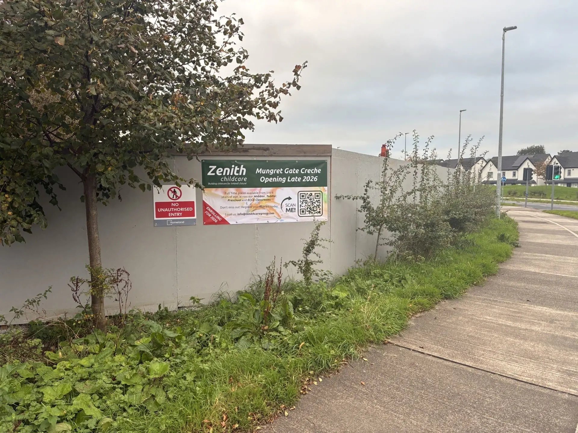 Mungret Banner on Site